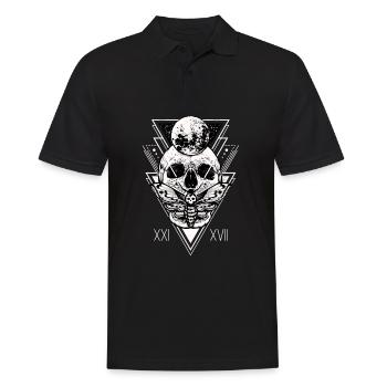 Occult Witchcraft | Sacred Geometry - Men's Polo Shirt - black - Front - Kai (181cm)