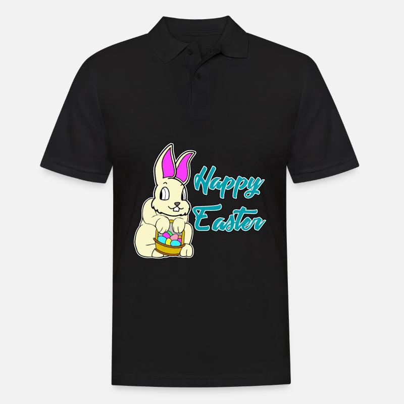 Joyeuses Pâques - Joyeuses Pâques - Polo Homme - noir