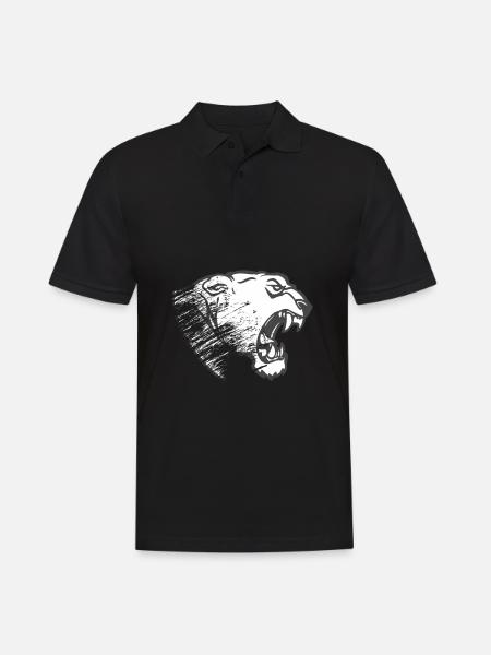 panther - Men's Polo Shirt - black