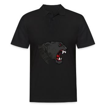 Panther - Männer Poloshirt - Schwarz - Vorne - Kai (181cm)