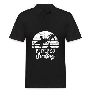surf - Polo Homme - noir - Devant - Kai (181cm)