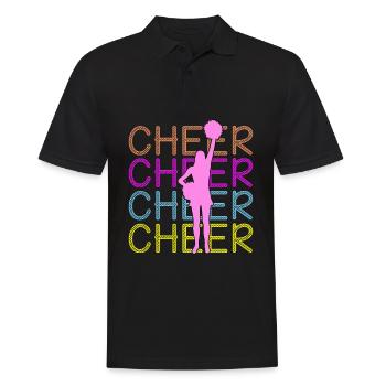 Cheerleading - Cheer Cheer Cheer - Polo Homme - noir - Devant - Kai (181cm)