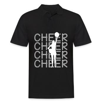 Cheerleading - Cheer Cheer Cheer - Polo Homme - noir - Devant - Kai (181cm)