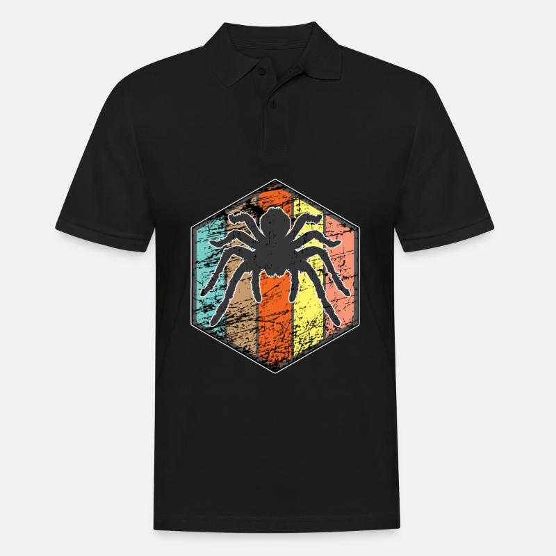 Spinne - Männer Poloshirt - Schwarz