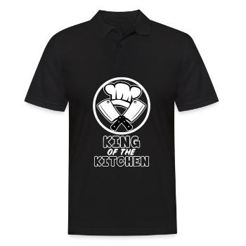 Roi de la cuisine - Polo Homme - noir - Devant - Kai (181cm)