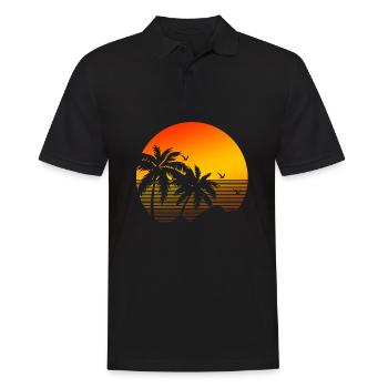 80s Retro Party Gift | Oldschool 80s - Men's Polo Shirt - black - Front - Kai (181cm)