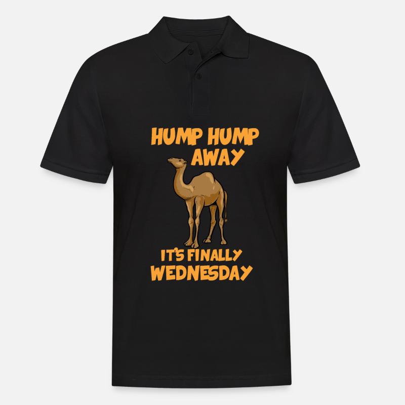 Kamel Geschenk I Trampeltier Dromedar - Männer Poloshirt - Schwarz