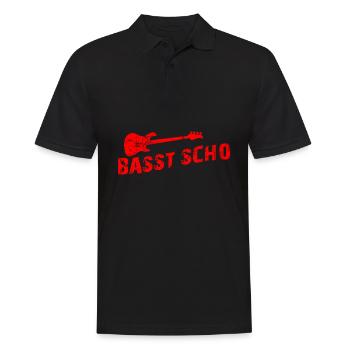 Bass guitar gift I musician bass player - Men's Polo Shirt - black - Front - Kai (181cm)