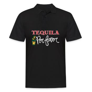Tequila - Männer Poloshirt - Schwarz - Vorne - Kai (181cm)