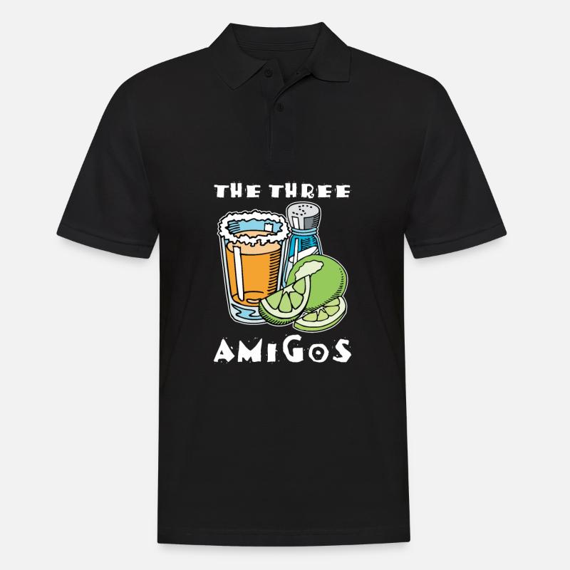 Tequila - Männer Poloshirt - Schwarz