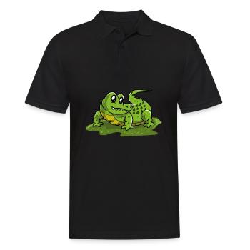crocodile - Polo Homme - noir - Devant - Kai (181cm)