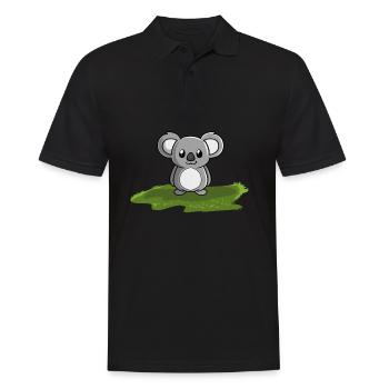 Koala koala bear - Men's Polo Shirt - black - Front - Kai (181cm)