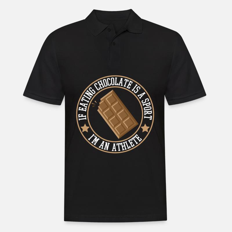Chocolat Chocolat Schoki - Polo Homme - noir