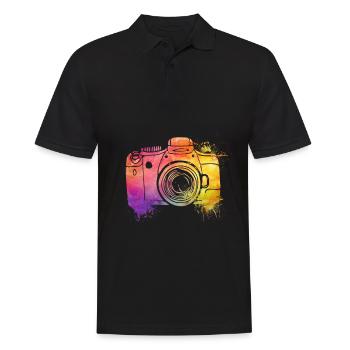 Photographe Photographe Photographie Appareil photo - Polo Homme - noir - Devant - Kai (181cm)