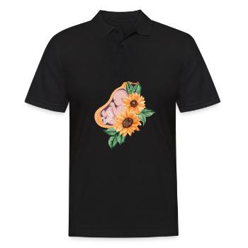 Hebamme Dankeschön - Doula Schwanger Geburtshilfe - Männer Poloshirt - Schwarz - Vorne - Kai (181cm)
