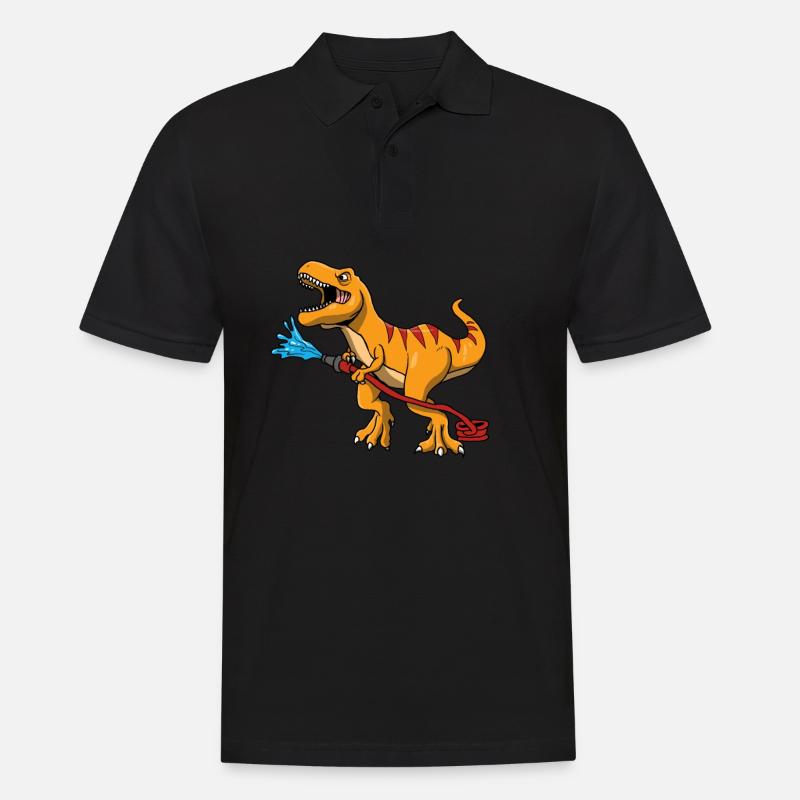 Pompier pompier pompier - Polo Homme - noir