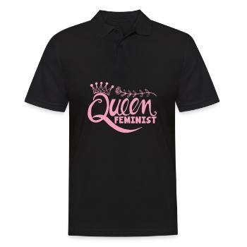 Feminismus Frauenpower Feminist - Männer Poloshirt - Schwarz - Vorne - Kai (181cm)