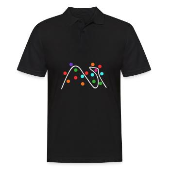 Data Science Analyst Data Scientist - Männer Poloshirt - Schwarz - Vorne - Kai (181cm)