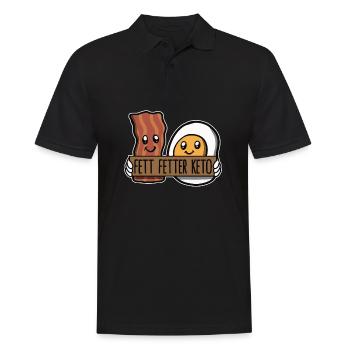 Keto Diet Ketogen Ketose - Men's Polo Shirt - black - Front - Kai (181cm)