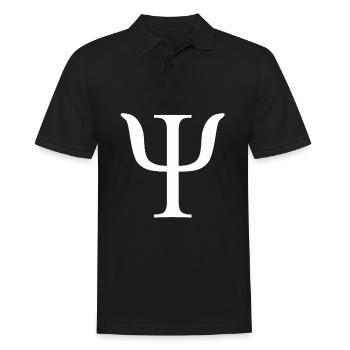 Psychotherapie Therapeut Psychotherapeut - Männer Poloshirt - Schwarz - Vorne - Kai (181cm)