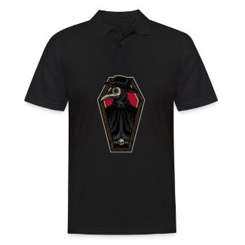 Steampunk Mécanique Victoria Cosplay - Polo Homme - noir - Devant - Kai (181cm)