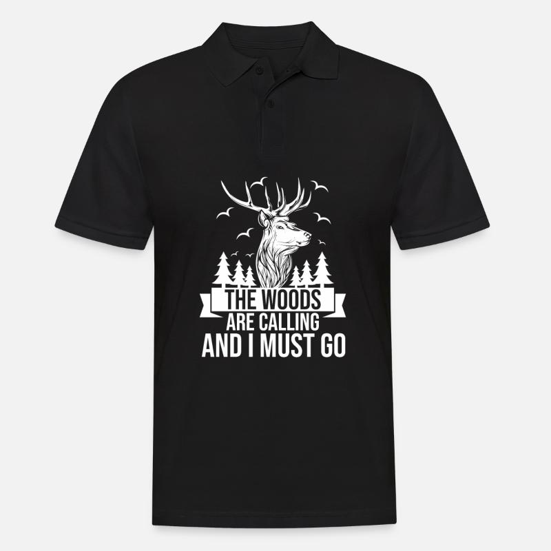 Jäger Jagd Jagen - Männer Poloshirt - Schwarz