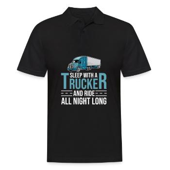 Truck Driver Truck Driver Truck Driver Trucker - Men's Polo Shirt - black - Front - Kai (181cm)