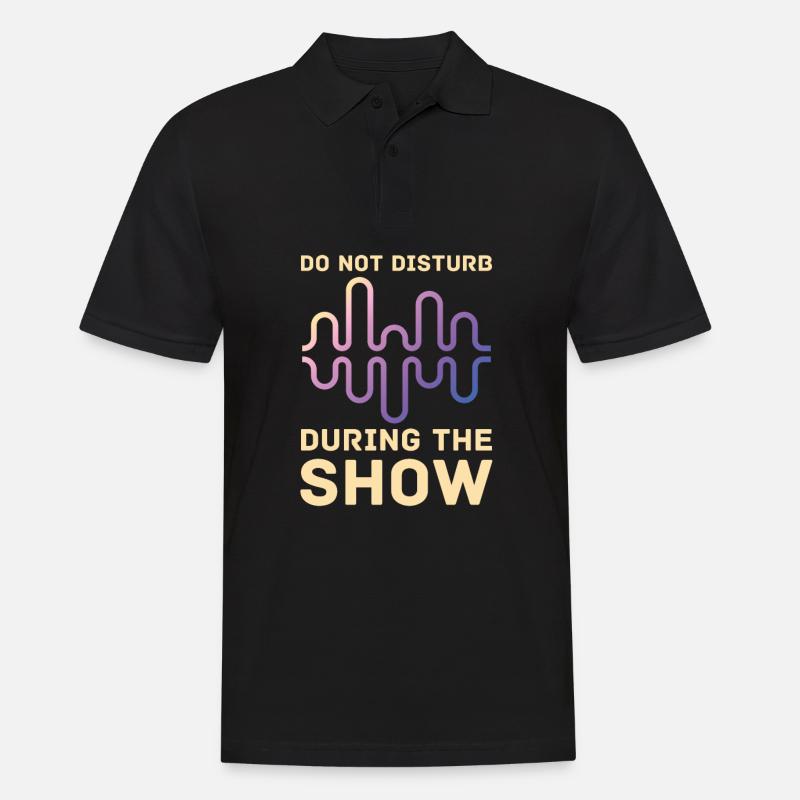 Tontechniker Sound Audio Engineer - Männer Poloshirt - Schwarz