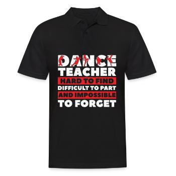Tanzen Tänzer Tanz - Männer Poloshirt - Schwarz - Vorne - Kai (181cm)