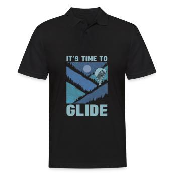 Paragliding Paragliding Paragliding Paragliding - Men's Polo Shirt - black - Front - Kai (181cm)