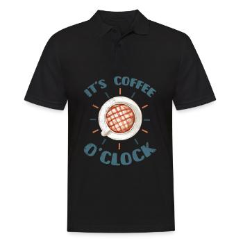 Coffee Coffee Drinker Coffee Lovers - Men's Polo Shirt - black - Front - Kai (181cm)