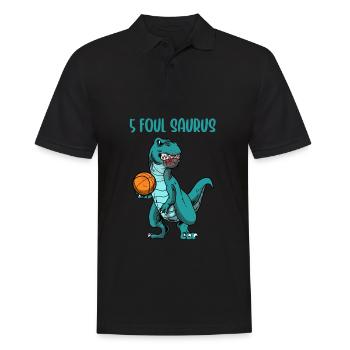 Basketball Basketballer - Männer Poloshirt - Schwarz - Vorne - Kai (181cm)
