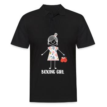 Boxen Boxing Boxer Boxkampf Kämpfer - Männer Poloshirt - Schwarz - Vorne - Kai (181cm)