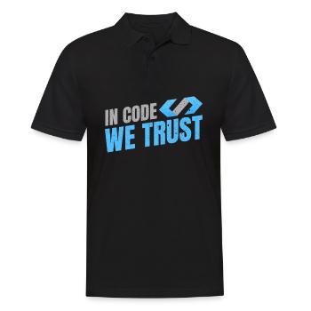 Programmierer Coder Software Entwickler - Männer Poloshirt - Schwarz - Vorne - Kai (181cm)