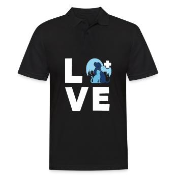 Cadeau d'infirmière vétérinaire infirmière vétérinaire - Polo Homme - noir - Devant - Kai (181cm)
