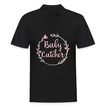 Obstetrics midwife home birth midwives - Men's Polo Shirt - black - Front - Kai (181cm)