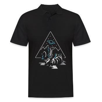 Cadeau de joueur d'échecs de joueur d'échecs cool - Polo Homme - noir - Devant - Kai (181cm)