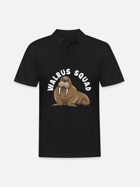 Équipe Walrus Walrus WalrusEs Cadeau - Polo Homme - noir