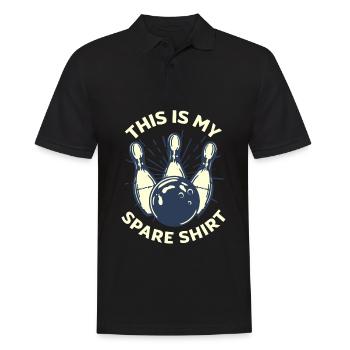 Bowling Lustiges Bowling Bowler Geschenk - Männer Poloshirt - Schwarz - Vorne - Kai (181cm)