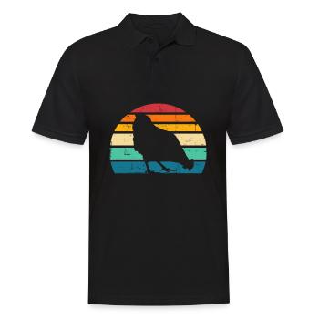 Chicken Chickens - Men's Polo Shirt - black - Front - Kai (181cm)