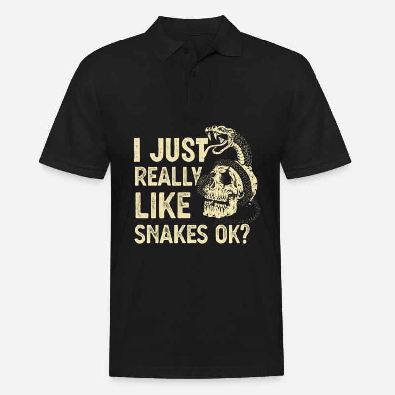 Serpent Serpent Serpent - Polo Homme - noir