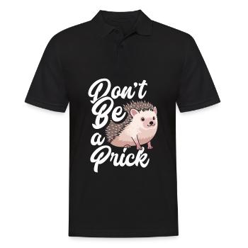 Igel Igel Igel - Männer Poloshirt - Schwarz - Vorne - Kai (181cm)