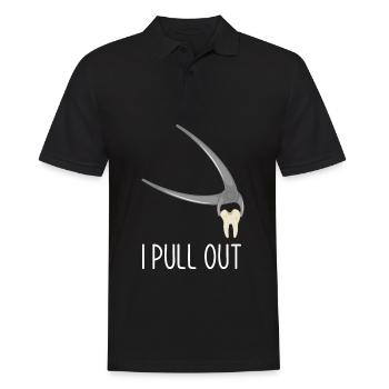 Dentiste Assistant dentaire Assistant dentaire Cadeau - Polo Homme - noir - Devant - Kai (181cm)