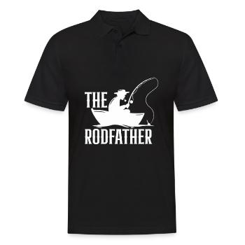 Cadeau amusant de pêcheur - Polo Homme - noir - Devant - Kai (181cm)