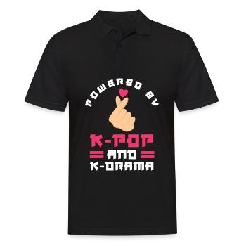K-Pop K-Drama Koreanische Popmusik - Männer Poloshirt - Schwarz - Vorne - Kai (181cm)