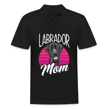 Labrador noir Labrador Mama - Polo Homme - noir - Devant - Kai (181cm)