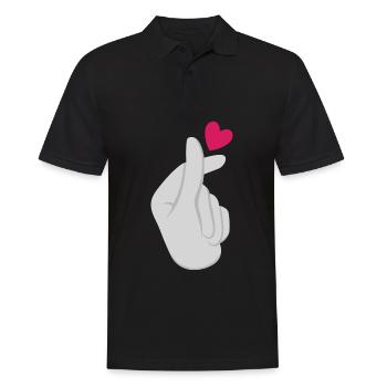 K-Pop K-Drama Koreanische Popmusik - Männer Poloshirt - Schwarz - Vorne - Kai (181cm)