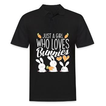 Lapin Lapin Animal de compagnie Lapin Maman Cadeau - Polo Homme - noir - Devant - Kai (181cm)