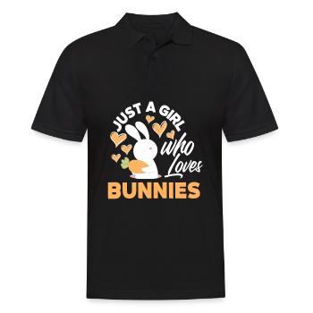 Rabbit Rabbit Pet Rabbit Mama Gift - Men's Polo Shirt - black - Front - Kai (181cm)