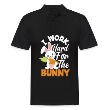 Rabbit Rabbit Pet Rabbit Mama Gift - Men's Polo Shirt - black - Front - Kai (181cm)